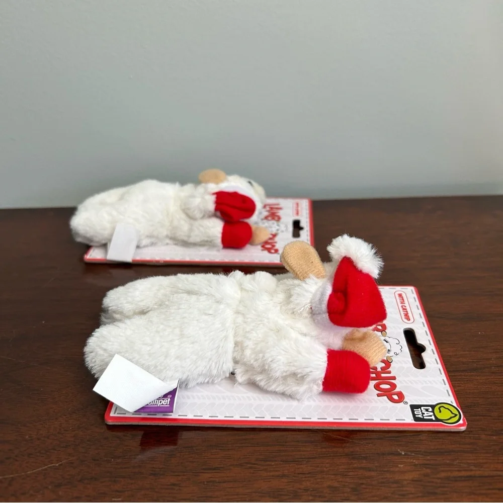 Lot of 2 Lambchop Plush Cat Toys NWT